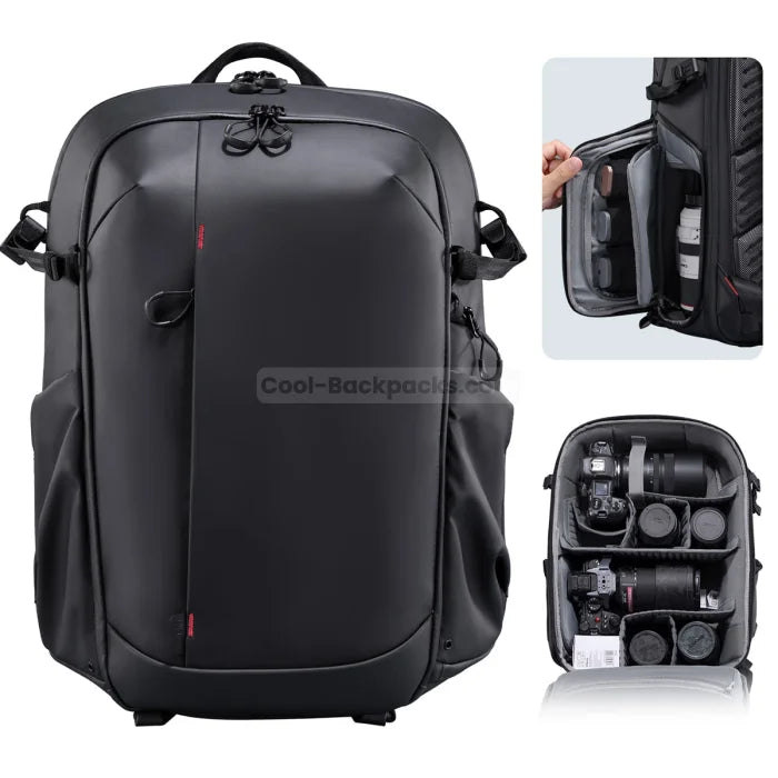 2 Camera Backpack - Black