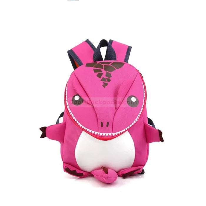 3D Dinosaur Backpack - Pink