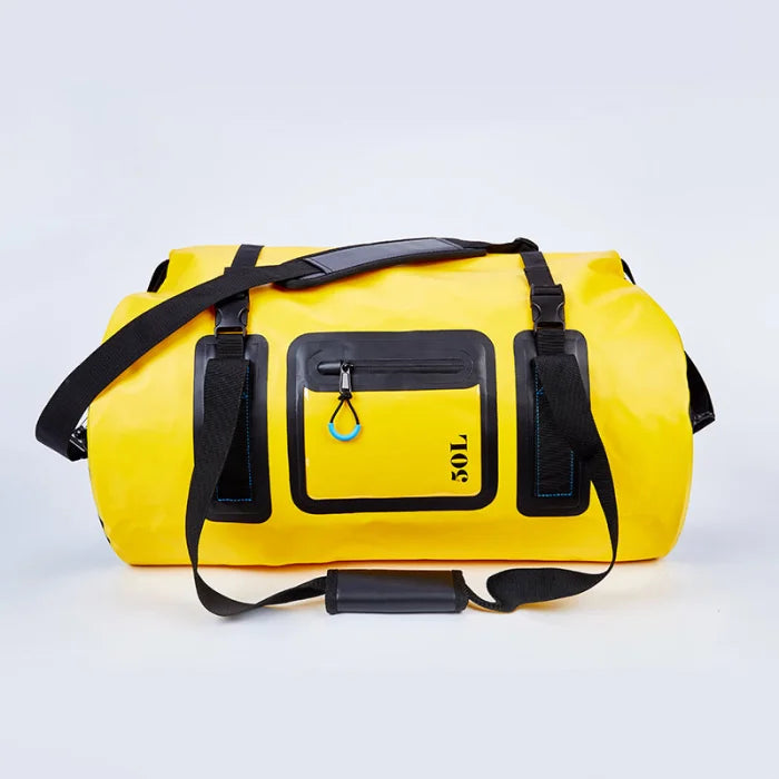 50L Roll Top Backpack - Yellow