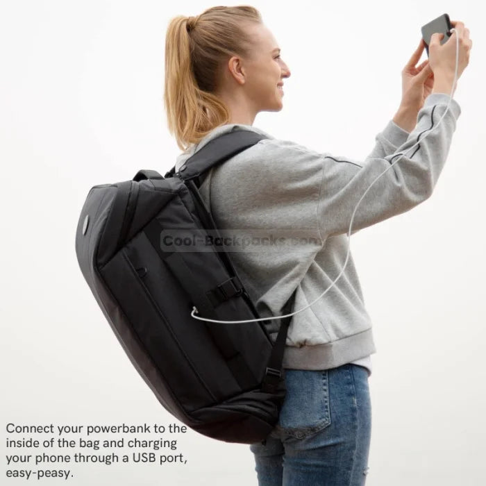 Anti Theft Backpack with USB - Tripper Bag