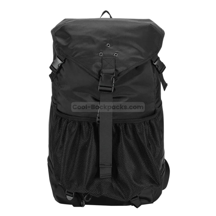 Athletic Drawstring Backpack - Black