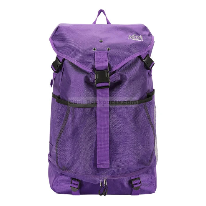 Athletic Drawstring Backpack - Purple