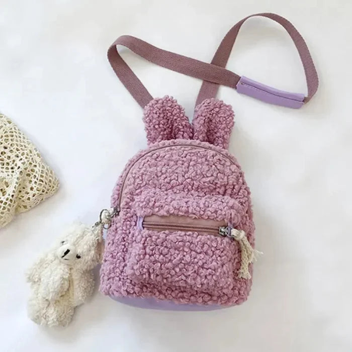 Backpack with Bunny Ears - purple