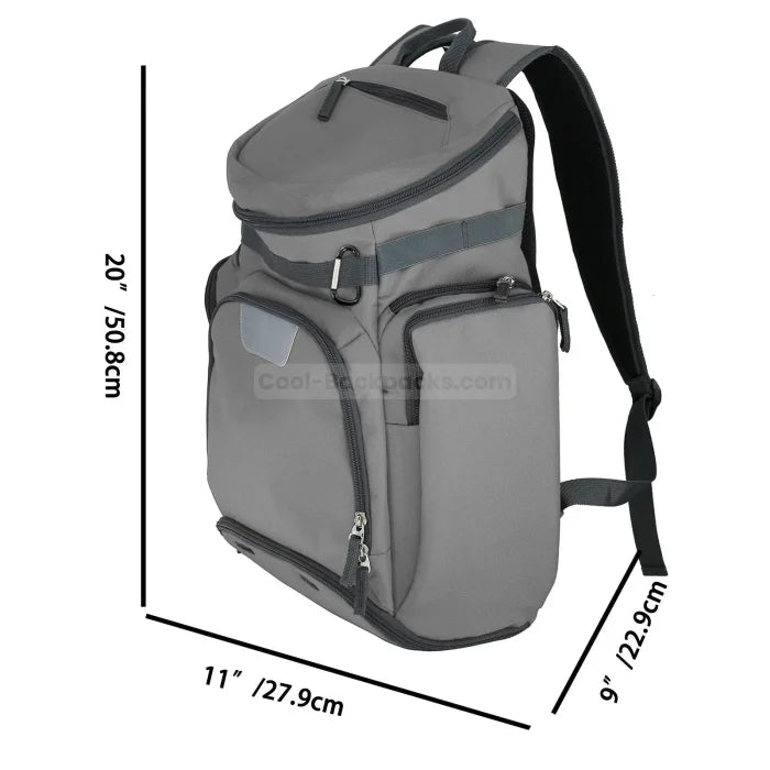 Baseball Gear Backpack - Grey