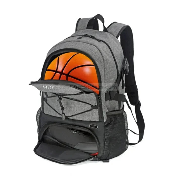 Basketball Ball Backpack - Gray