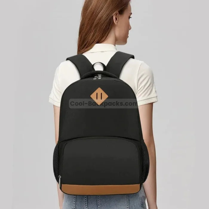 Black Brown Backpack