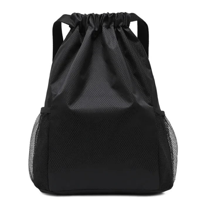 Black Drawstring Backpack