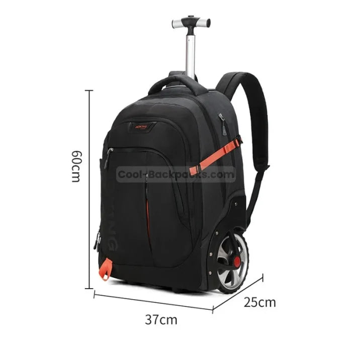 Black Roller Backpack - Black