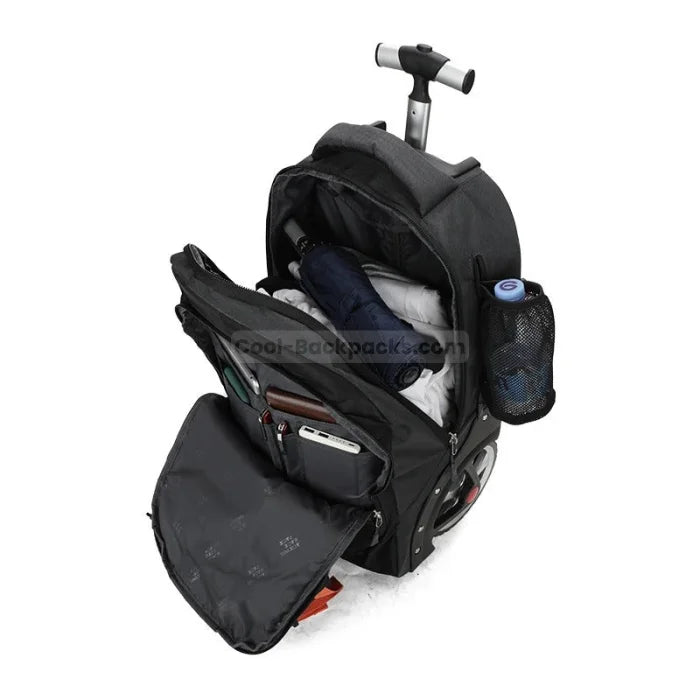 Black Roller Backpack - Black