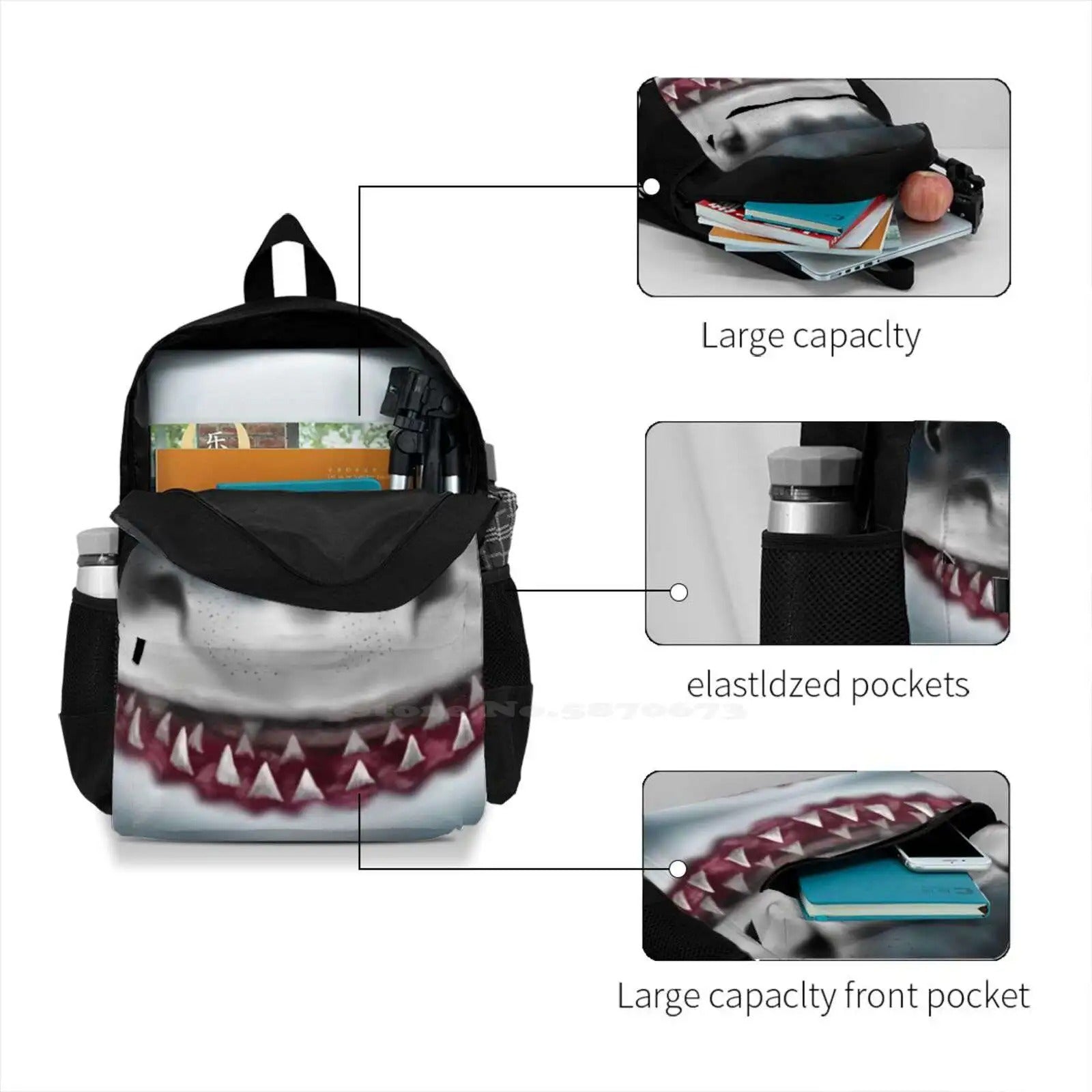 Black Shark Backpack