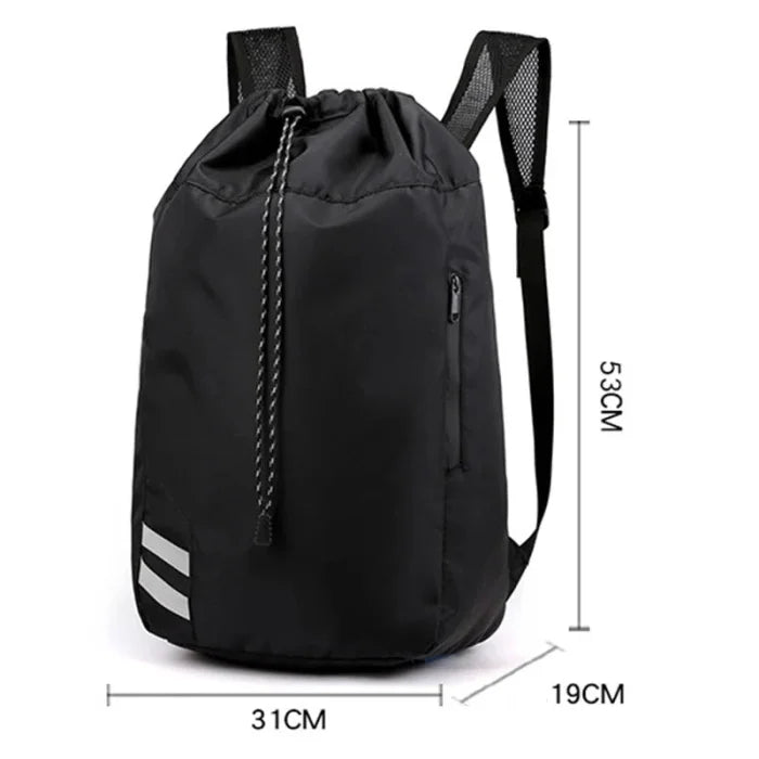 Black Soccer Backpack