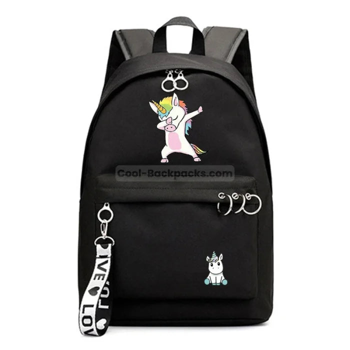 Black Unicorn Backpack - 2