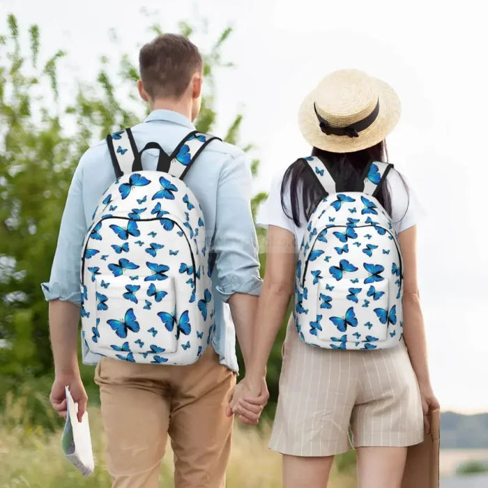 Blue Butterfly Backpack