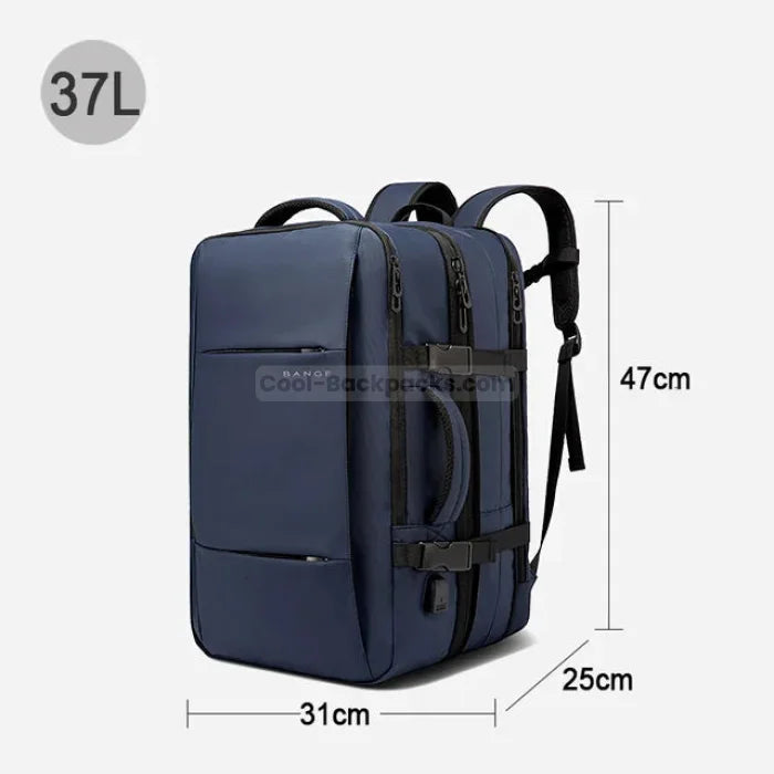 Blue Travel Backpack - Small