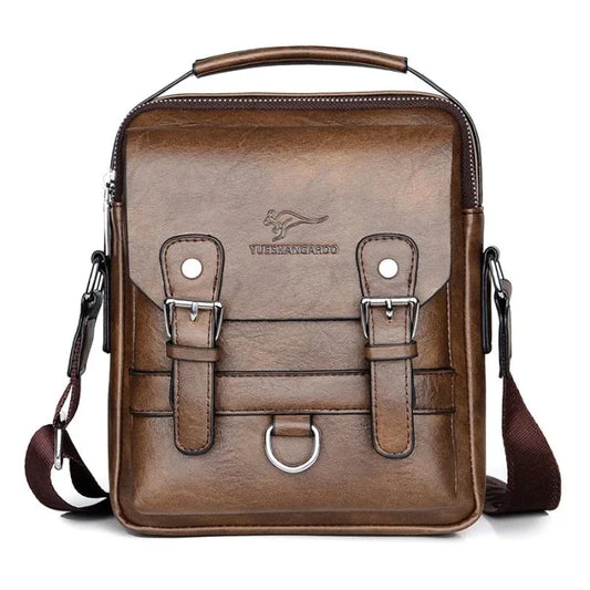 Brown Leather Messenger Bag