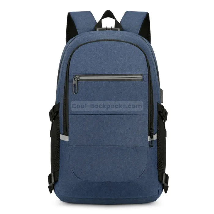 Business Travel Backpack - Blue