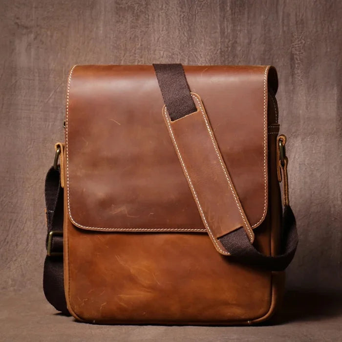 Camel Messenger Bag - Brown