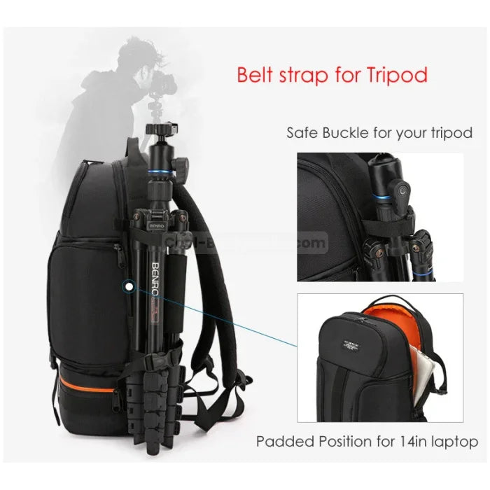 Camera and Tripod Backpack