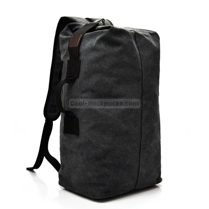 Canvas Duffle Bag - Black