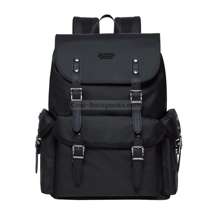 Canvas Work Backpack - Black (Linen)