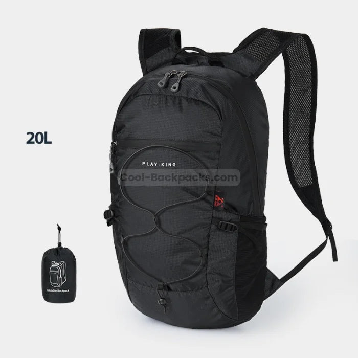 Carry On Hiking Backpack - Black