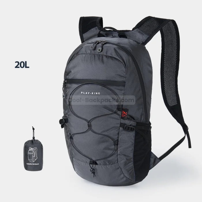 Carry On Hiking Backpack - Gray