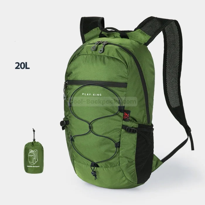 Carry On Hiking Backpack - Green