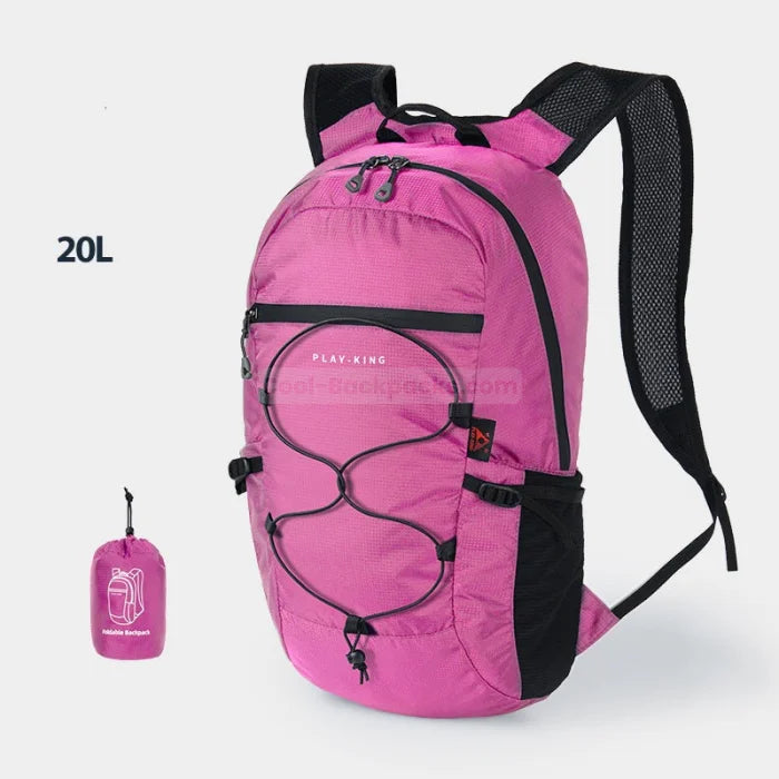 Carry On Hiking Backpack - Pink