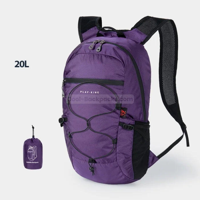 Carry On Hiking Backpack - Purple