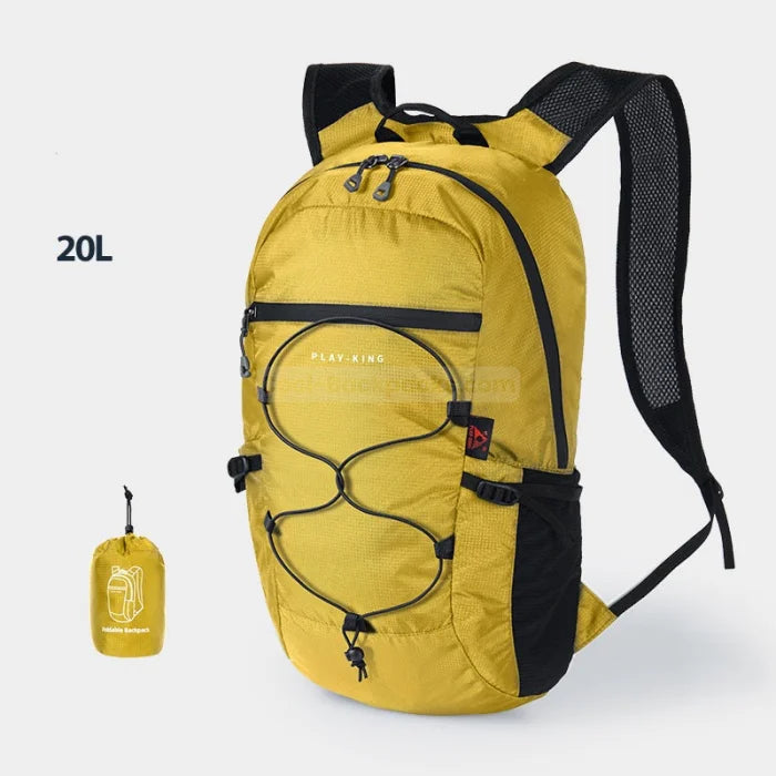 Carry On Hiking Backpack - Yellow