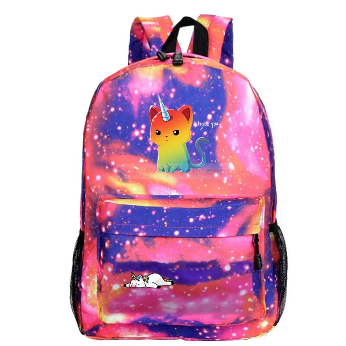 Caticorn Backpack - DeepPink