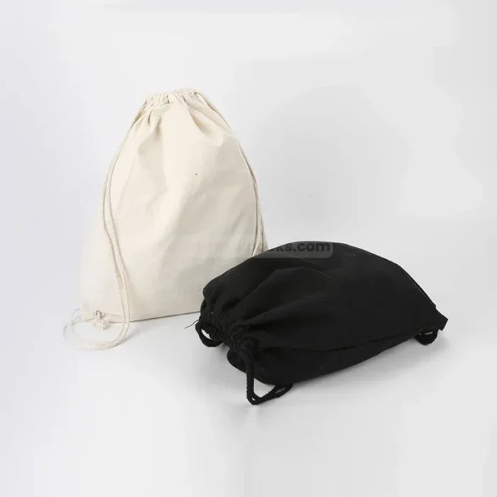 Cotton Drawstring Backpack