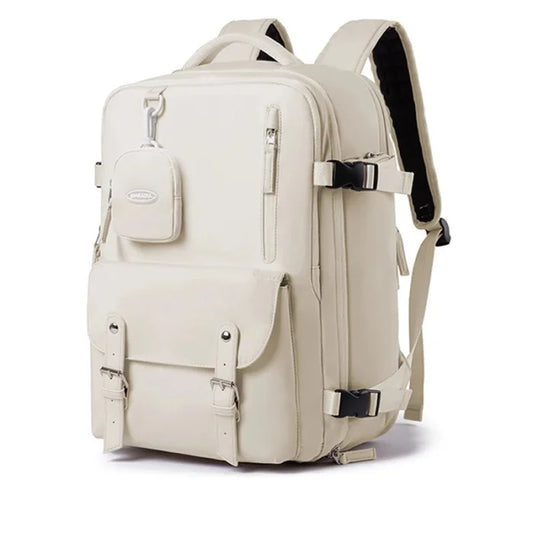 Cream Travel Backpack