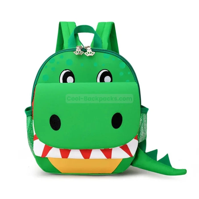 Custom Dinosaur Backpack - Green / No Need