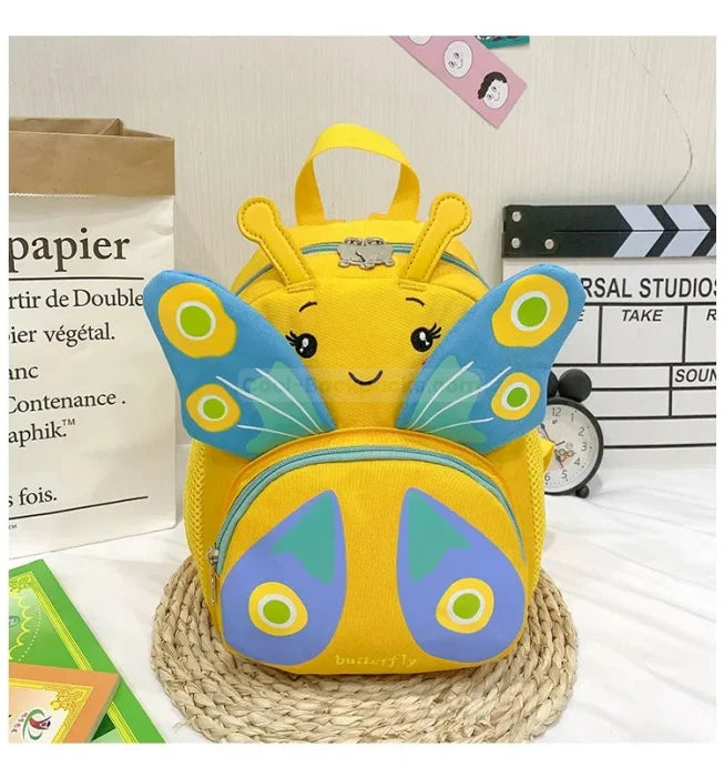 Cute Butterfly Backpack - Yellow