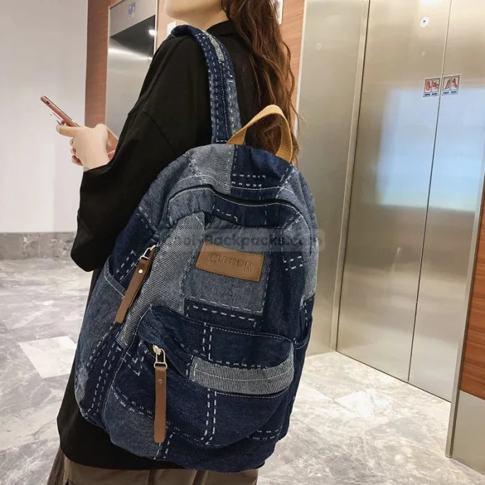 Cute Denim Backpack