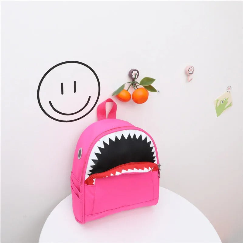Cute Shark Backpack - pink
