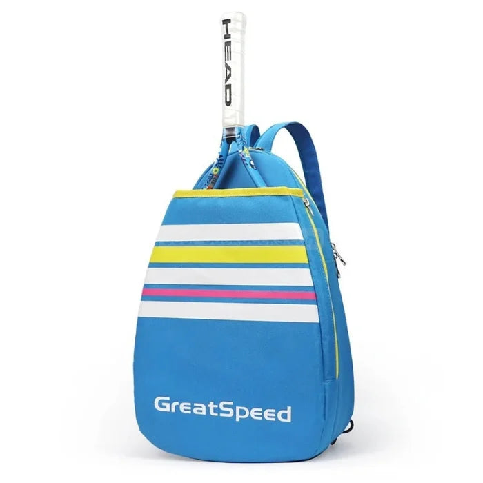 Cute Tennis Backpack - Blue