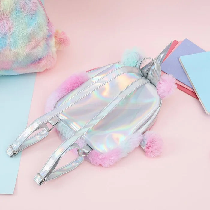 Cute Unicorn Plush Mini Backpack