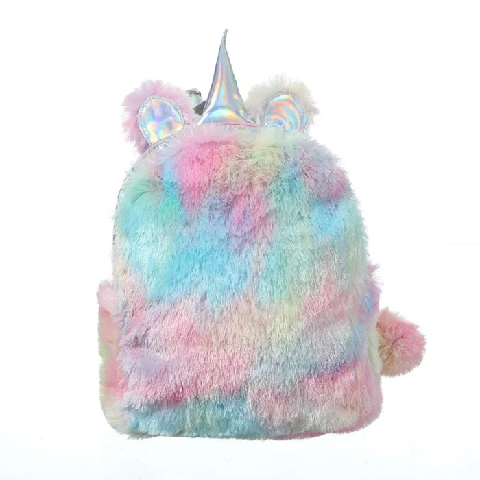 Cute Unicorn Plush Mini Backpack - large yellow / 12 inches