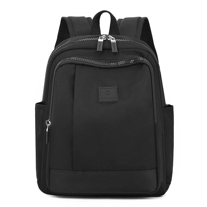 Designer Anti Theft Backpack - Black Bag