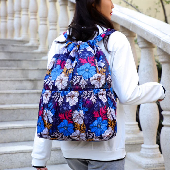 Designer Drawstring Backpack