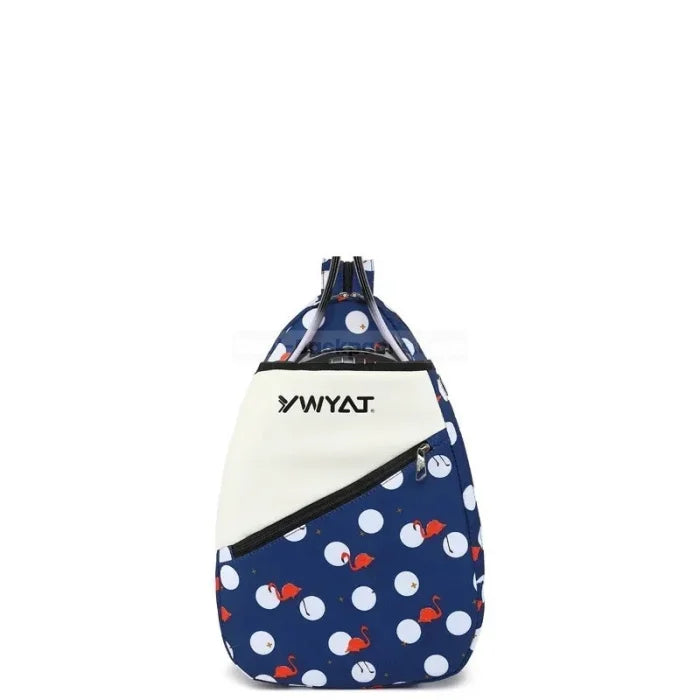 Designer Tennis Backpack - Cartoon Dark Blue