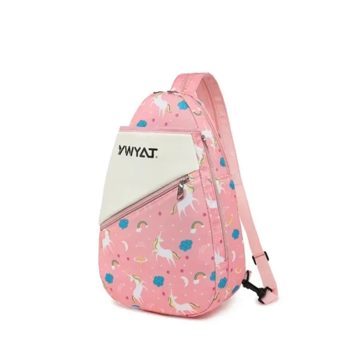 Designer Tennis Backpack - Cartoon Pink