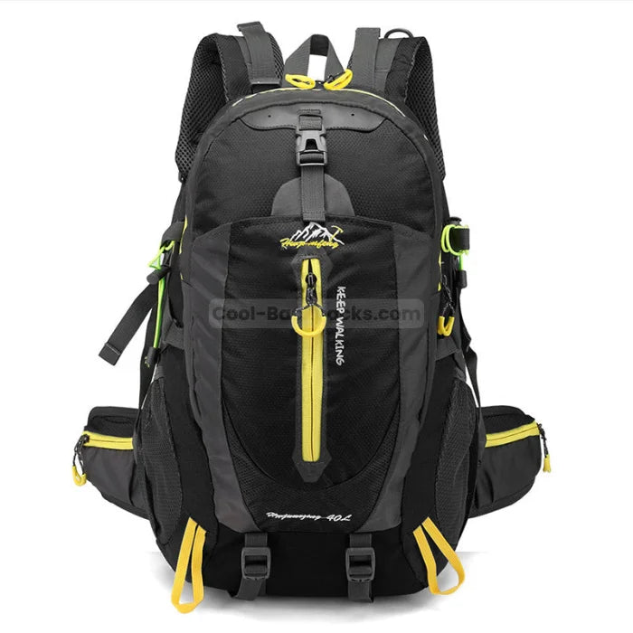 Durable Hiking Backpack - Black