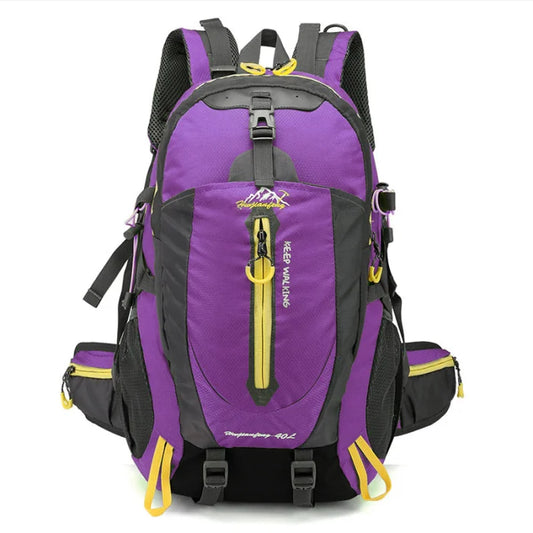 Durable Hiking Backpack - Purple