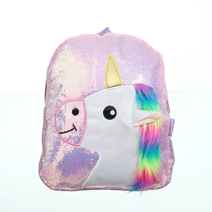 Emoji Unicorn Face Backpack - 1