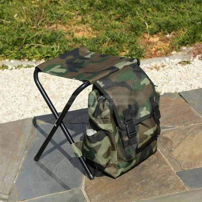 Fishing Chair Backpack - Camouflage