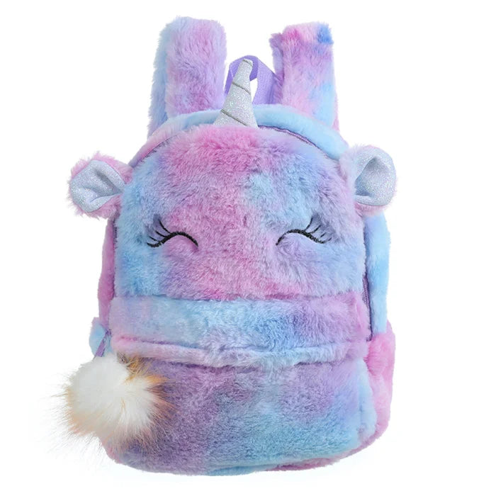 Fluffy Cute Unicorn Backpack