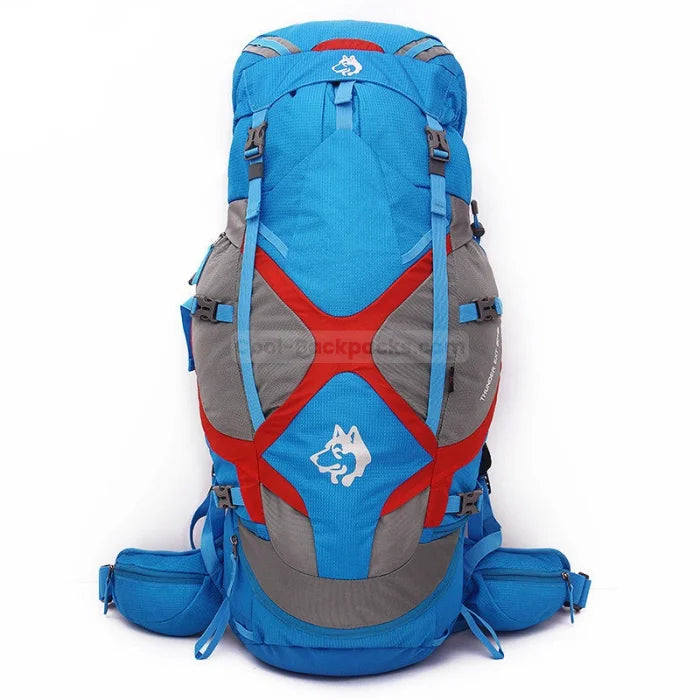 Framed Hiking Backpack - Blue